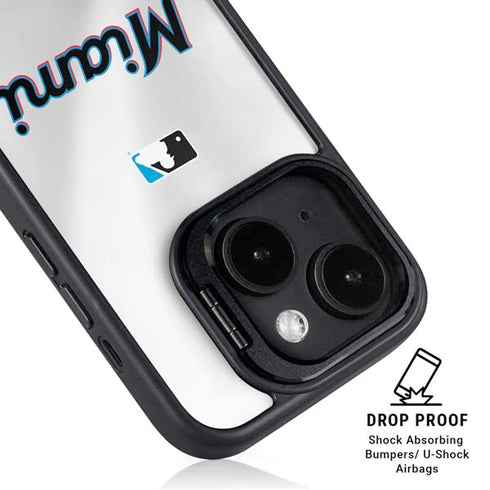 MLB Miami Marlins Home Jersey iPhone 14 Kickstand Case